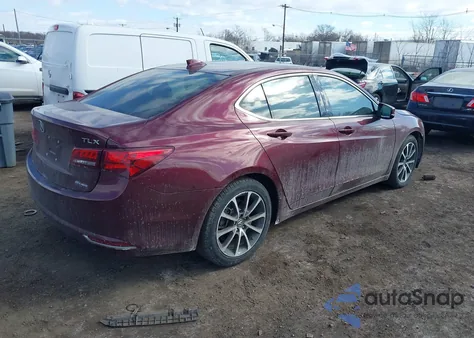 2015 Acura Tlx V6 Tech z USA, uszkodzony, nr VIN 19UUB3F53FA000689